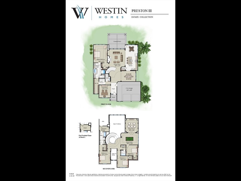 Westin Homes Preston Iii Floor Plan Floorplans click